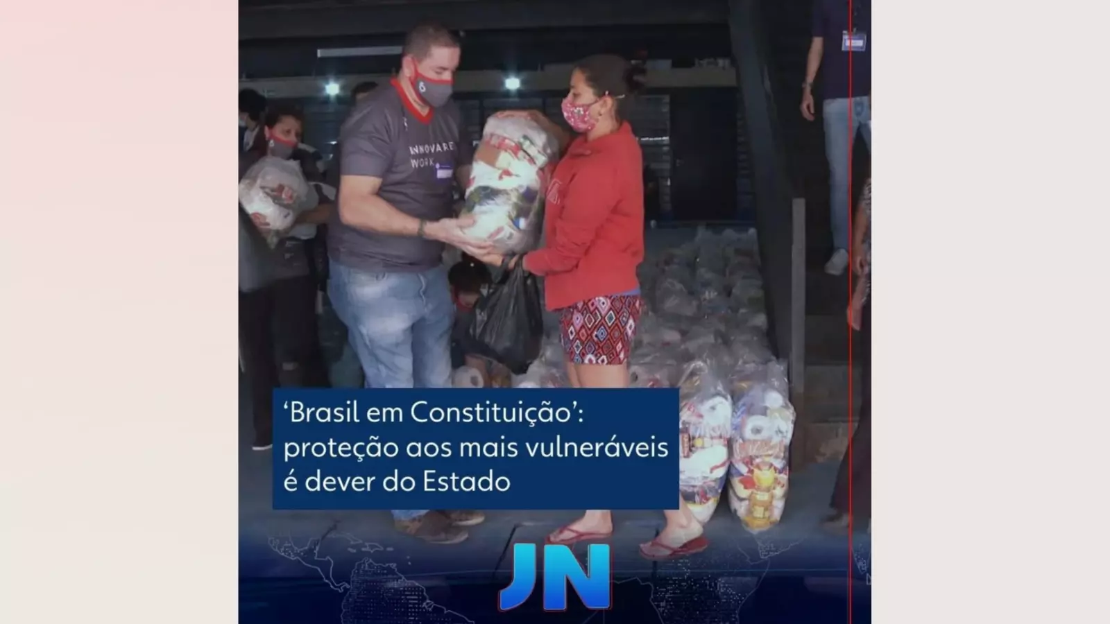 Série do JN ‘Brasil em Constituição’ destaca assistência social no 19º episódio
